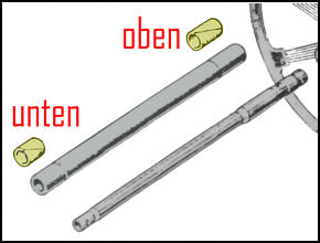 FILZBUCHSE oben, starre Lenksäule