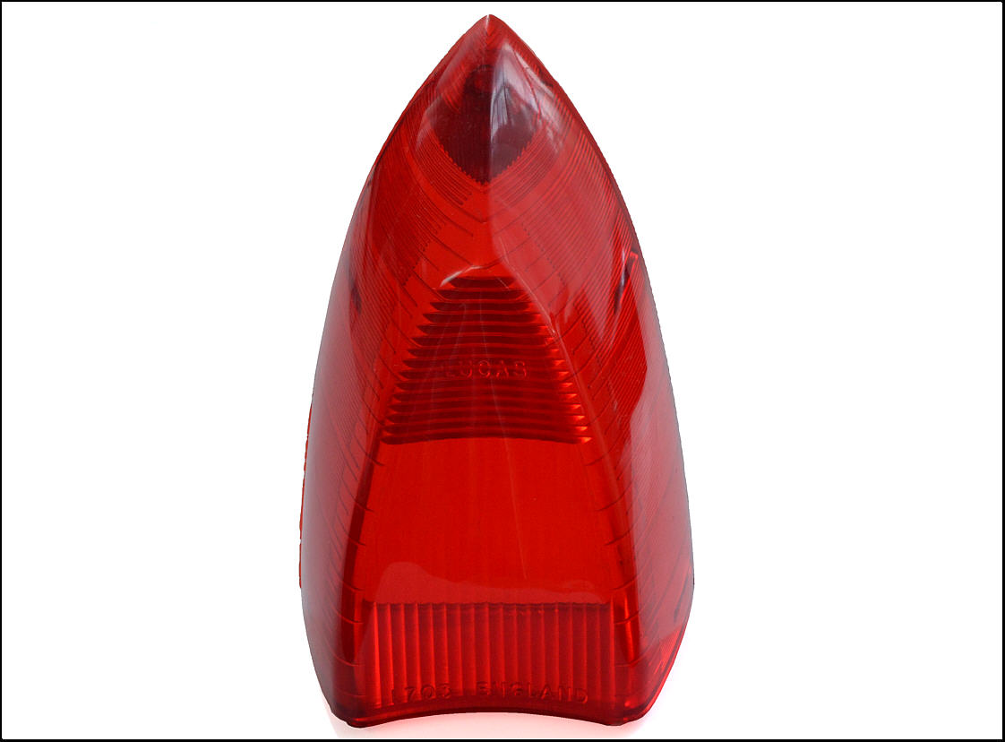 rotes Glas für Rückleuchte Austin