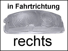 GLAS für Blinker/Standlichtlampe