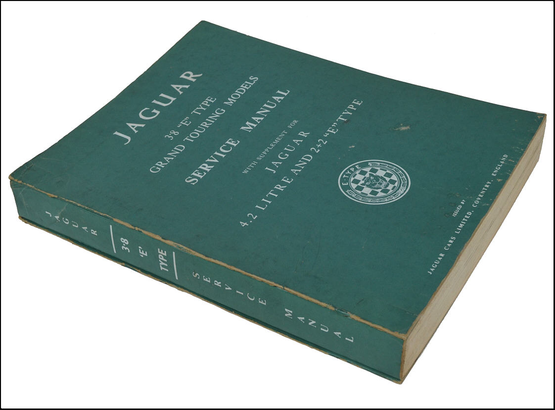 Jaguar E Type Service Manual, Original