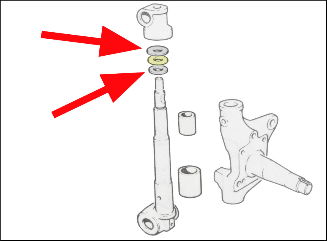 Druckscheibe 0.065" für Achsschenkel