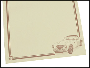englisches BRIEFPAPIER "Austin Healey"