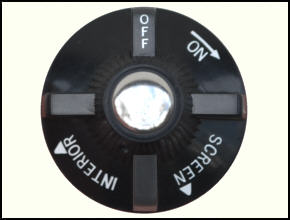 Drehknopf Lüftung LHD 1970-74