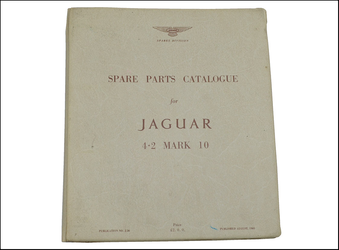 Jaguar Mark 10 Spare Parts Catalogue