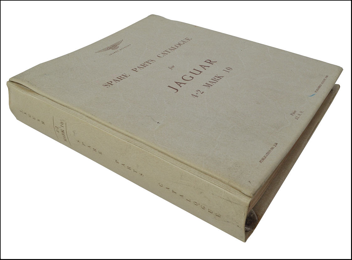 Jaguar Mark 10 Spare Parts Catalogue