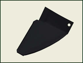 kleines SCHWELLER-ABSCHLUSSBLECH hinten