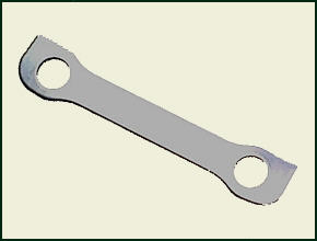 SICHERUNGSBLECH für Bremssattel