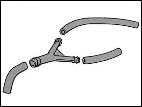 SCHLAUCH vom Motor zum Y-Stück