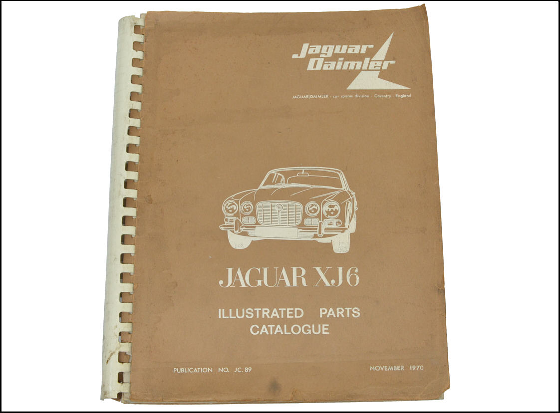 Jaguar XJ6 Illustrated Parts Catalogue