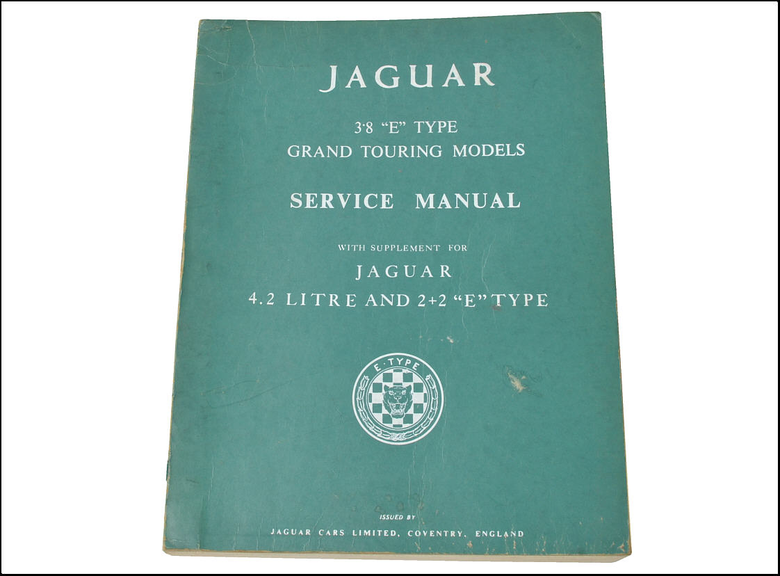 Jaguar E Type Service Manual, Original