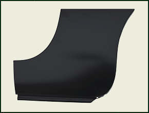 VIERTEL-BLECH für Kotflügel hinten