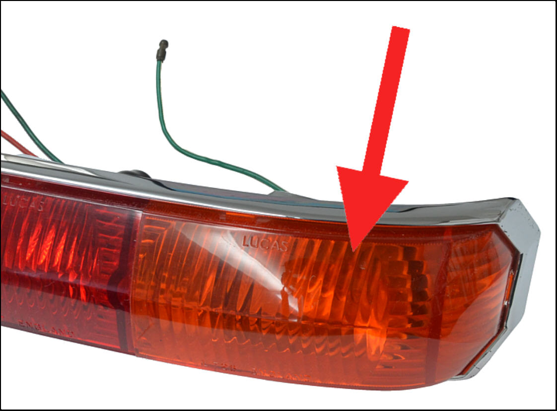 Blinkerglas Austin 1800 MkI hinten rechts