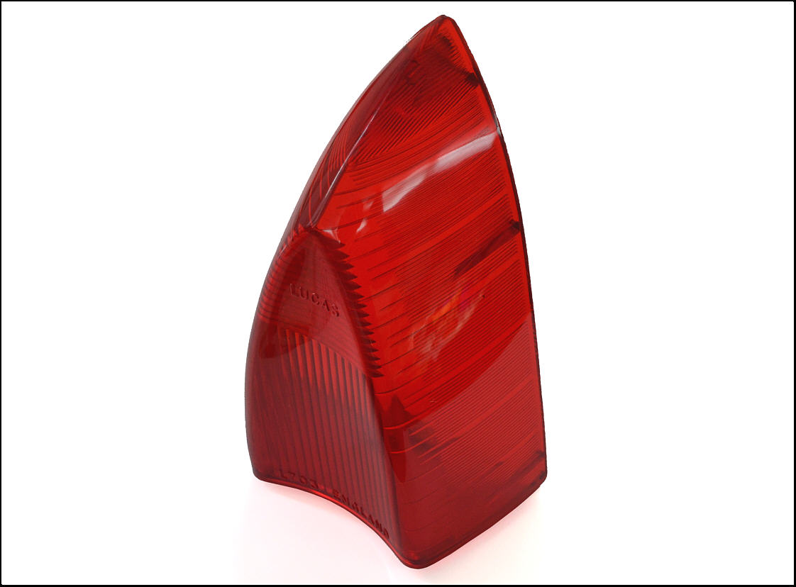 rotes Glas für Rückleuchte Austin