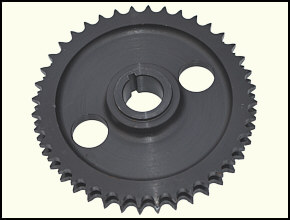 großes KETTENRAD auf der Nockenwelle