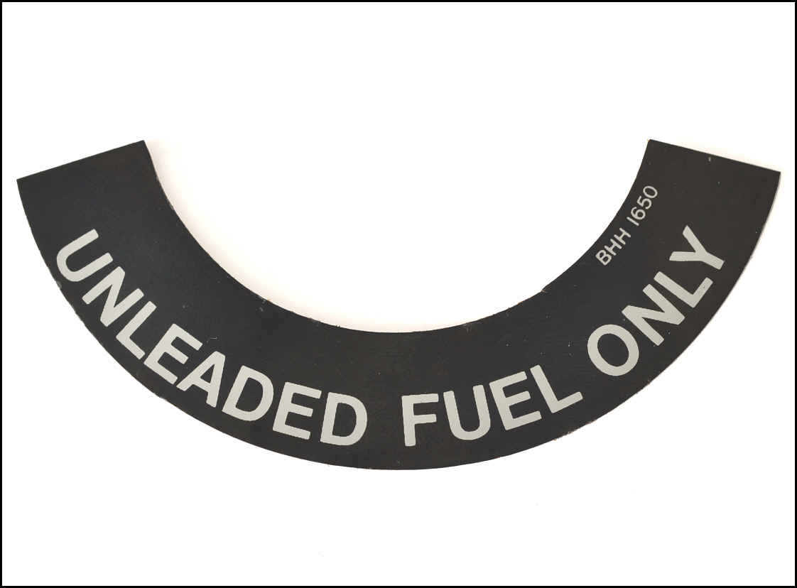 Aufkleber UNLEADED FUEL ONLY