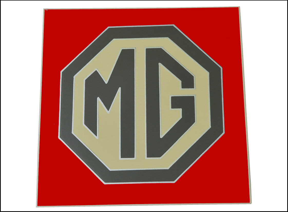 MG Aufkleber Vintage