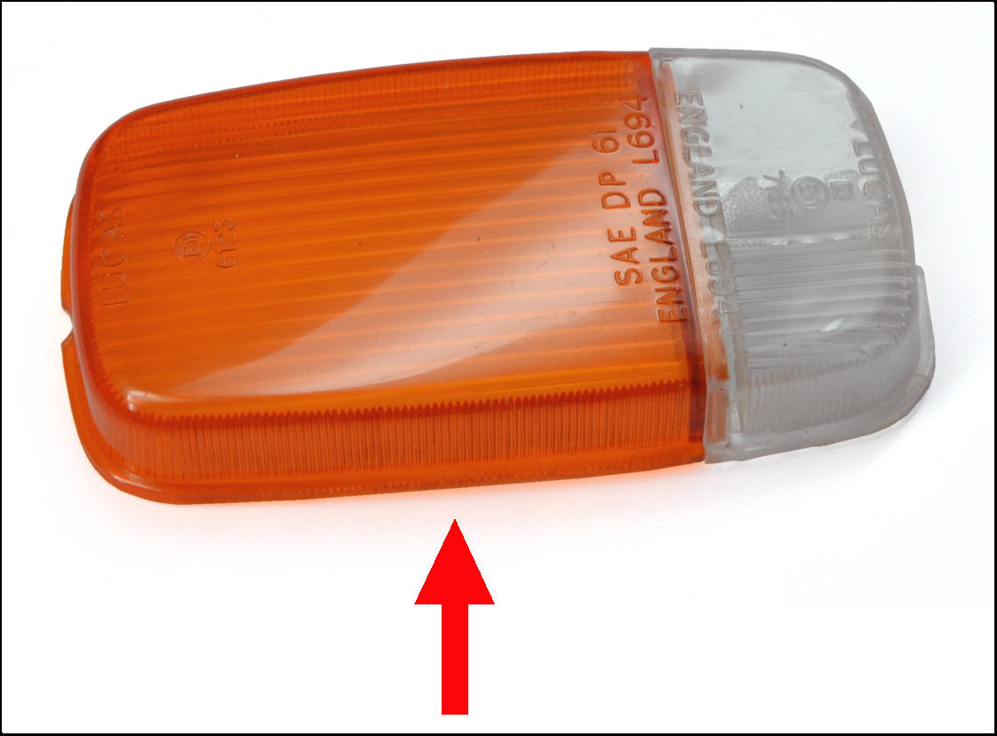 Blinkerglas vorn für Austin Morris 1100 1300