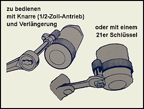 BANDSCHLÜSSEL für Ölfilter