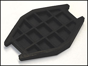 GUMMI unter rundem Wischermotor