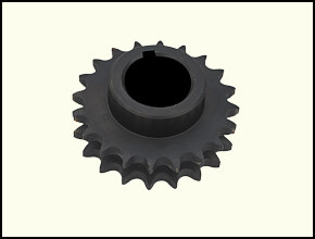 kleines KETTENRAD auf der Kurbelwelle