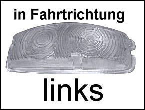GLAS für Blinker/Standlichtlampe