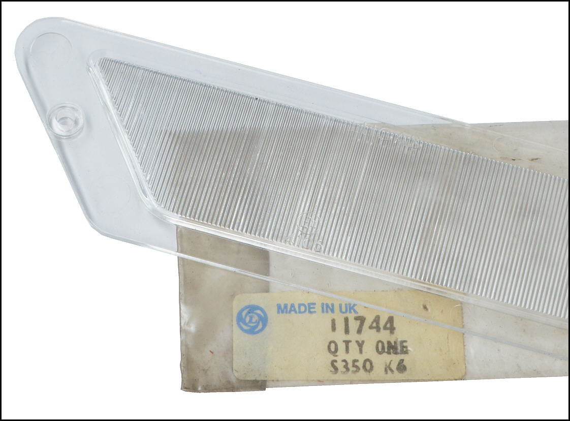 Glas für Nummernschildleuchte Jaguar XJ