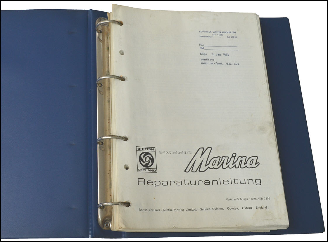 Morris Marina Reparaturanleitung