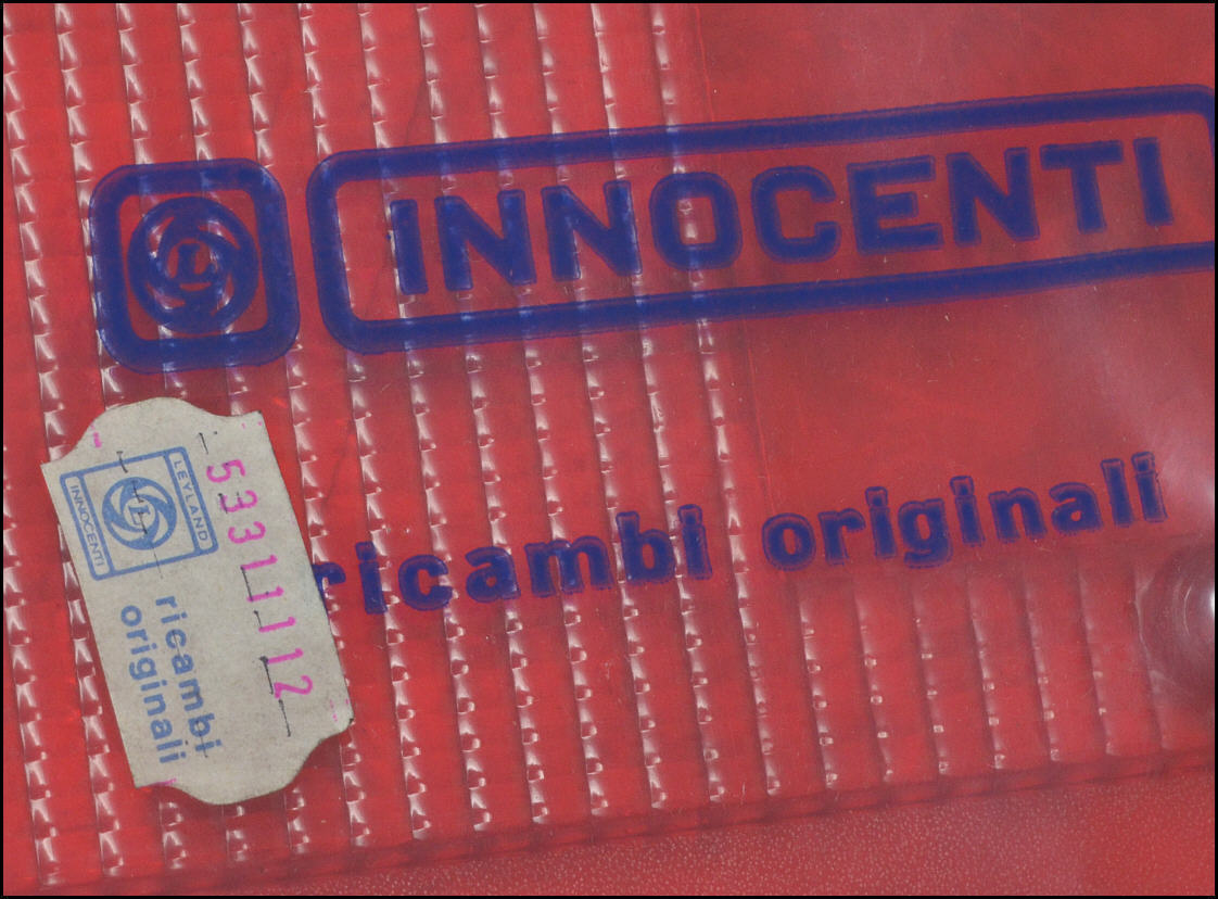 Rücklichtglas Innocenti Mini 90 und 120 links