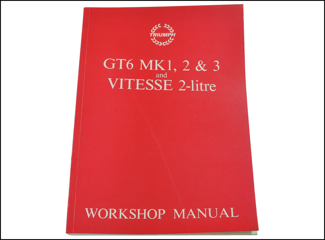 Workshop Manual Triumph GT6 und Vitesse